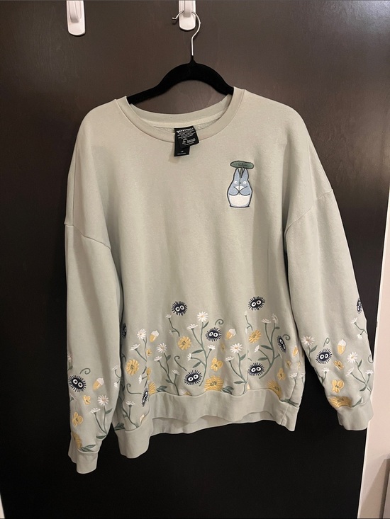 Her Universe Sweaters - Our Universe Studio Ghibli My Neighbor Totoro Sage Sweater